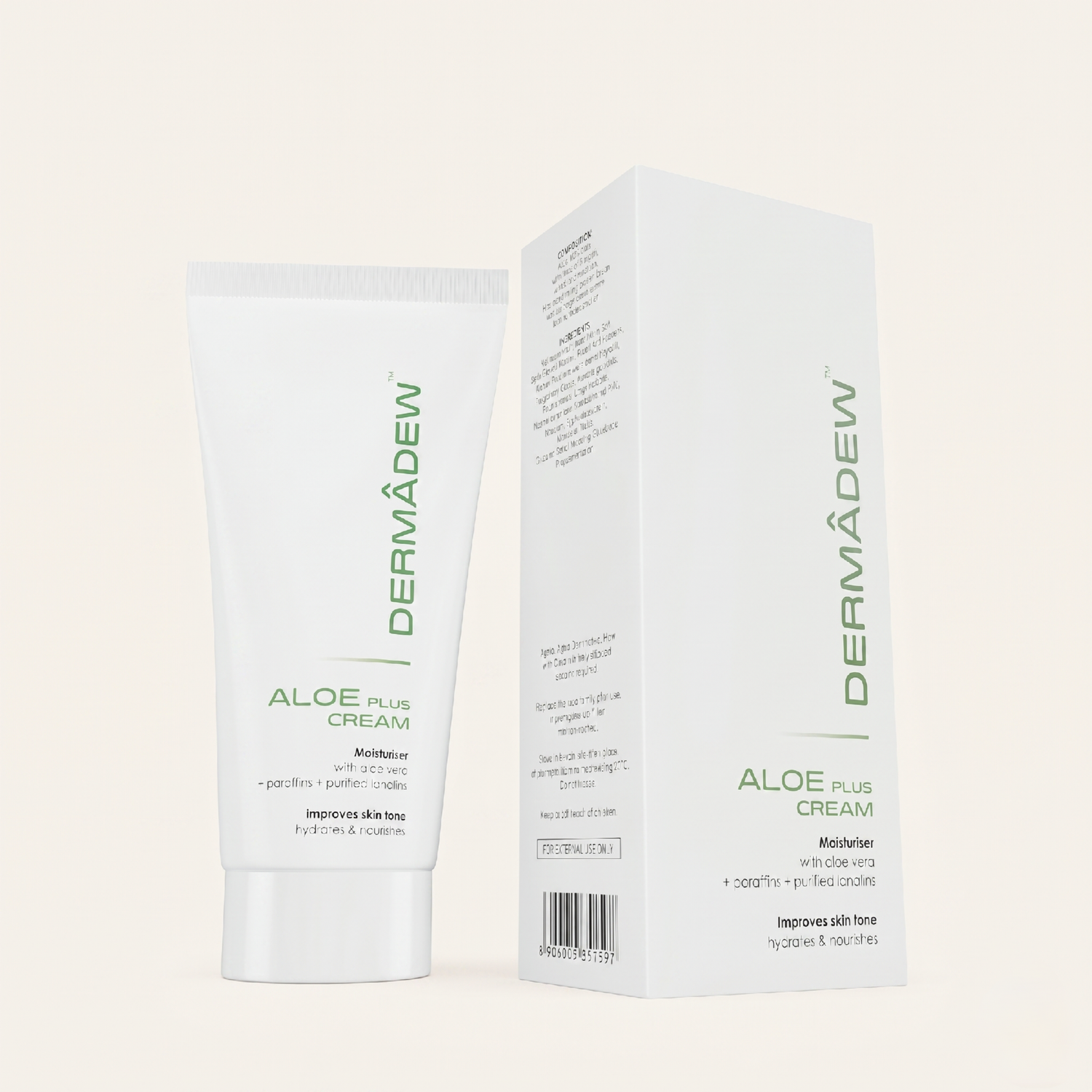 Dermadew Aloe Plus Cream — Non-Greasy Daily Moisturising & Barrier Repair Cream