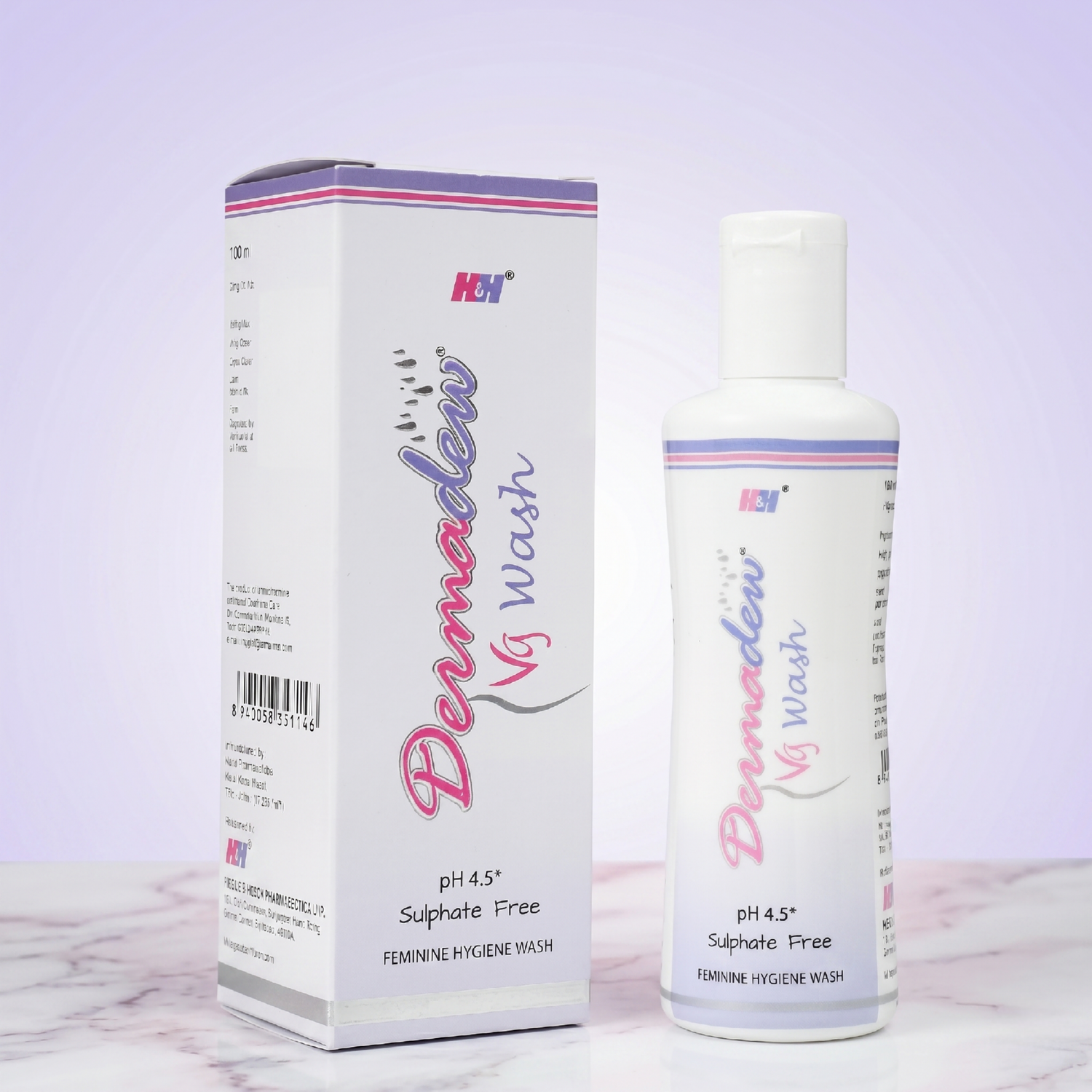 Dermadew VG Wash — pH-Balanced Sulphate-Free Daily Intimate Hygiene Wash