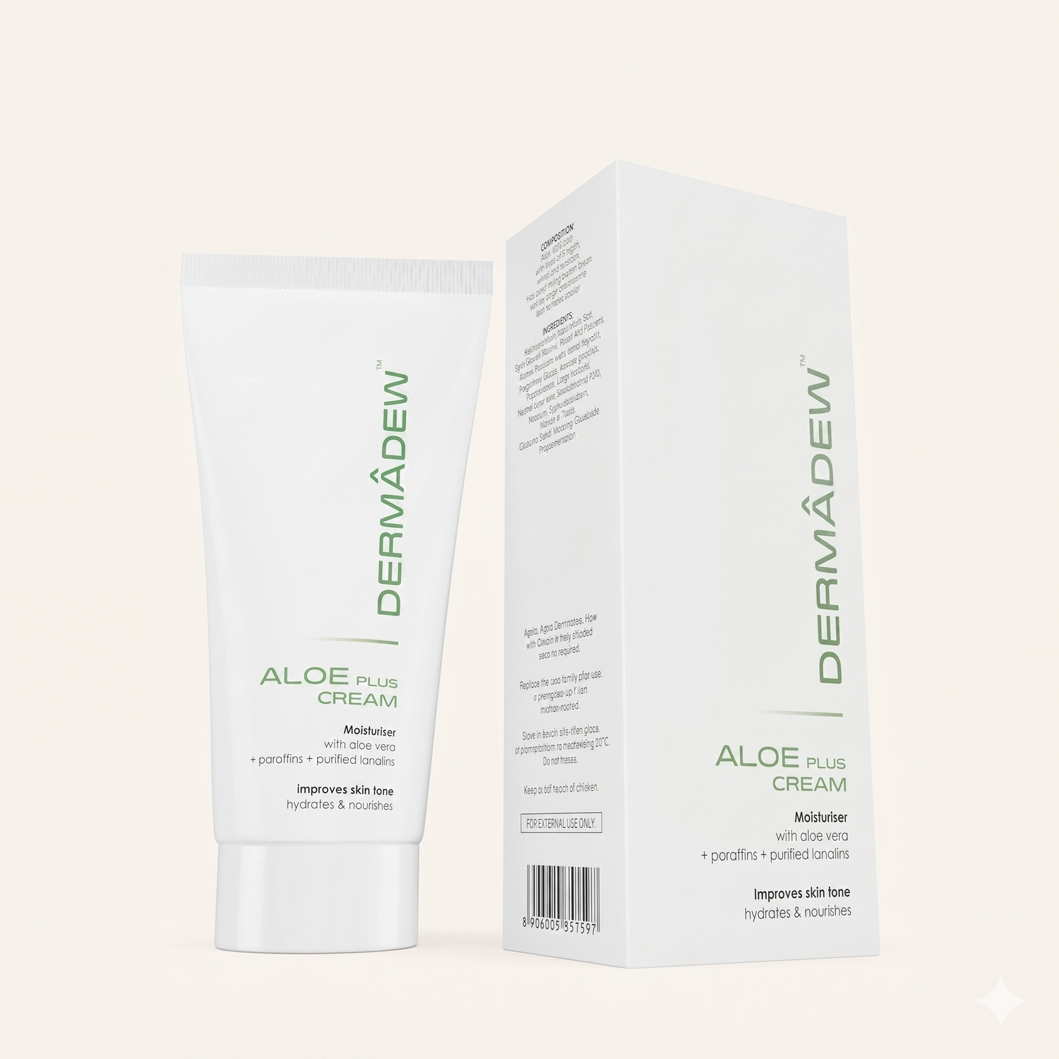 Dermadew Aloe Plus Cream — Non-Greasy Daily Moisturising & Barrier Repair Cream