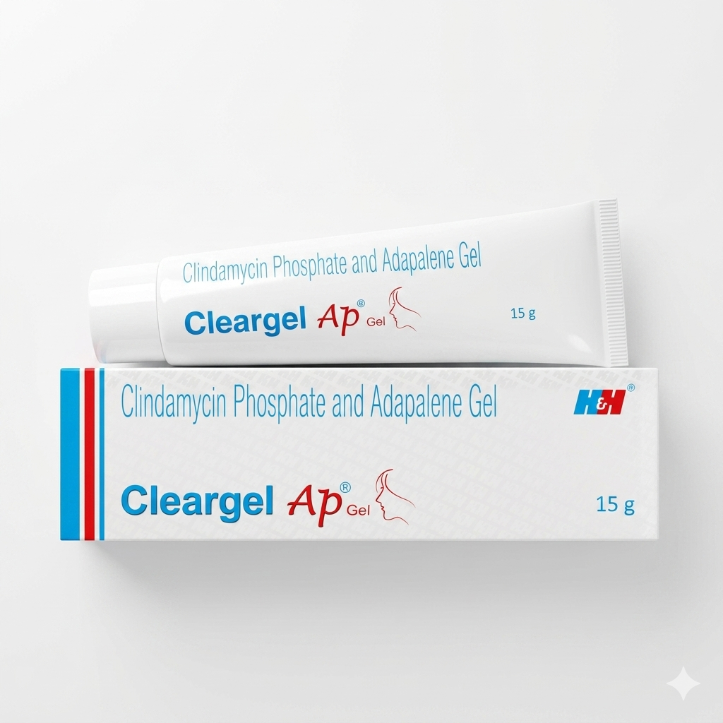 Cleargel AP Gel | Clindamycin & Adapalene Dual-Action Acne Treatment Gel
