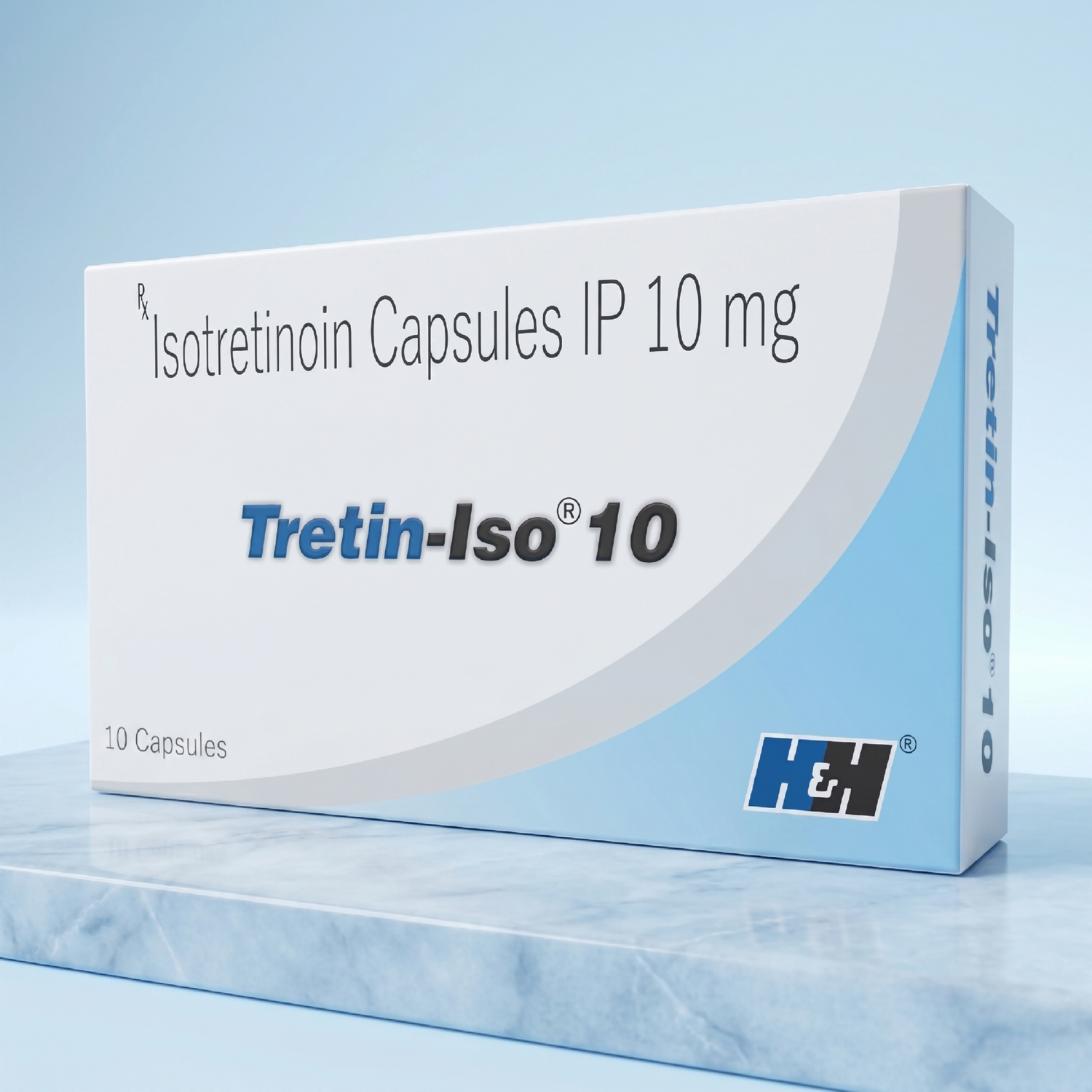 Tretin-Iso 10 Capsules | Isotretinoin 10mg Oral Acne Treatment Capsules