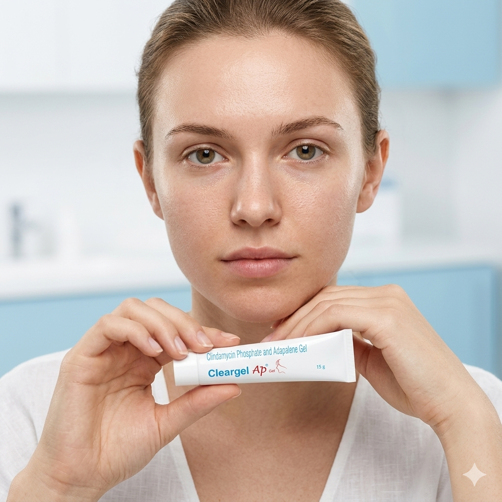 Cleargel AP Gel | Clindamycin & Adapalene Dual-Action Acne Treatment Gel