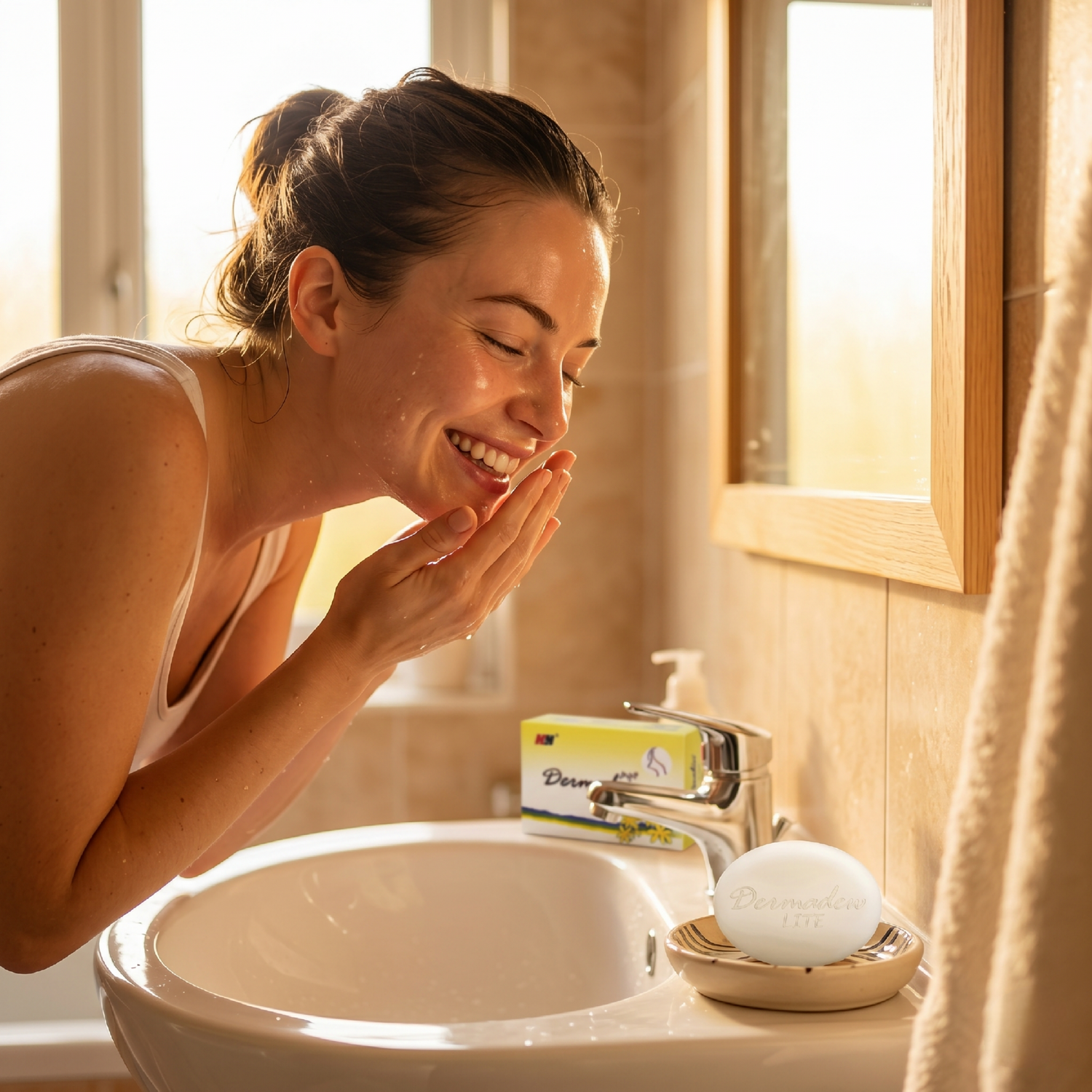 Dermadew Lite Soap | Brightening & Skin Tone Evening Cleansing Bar