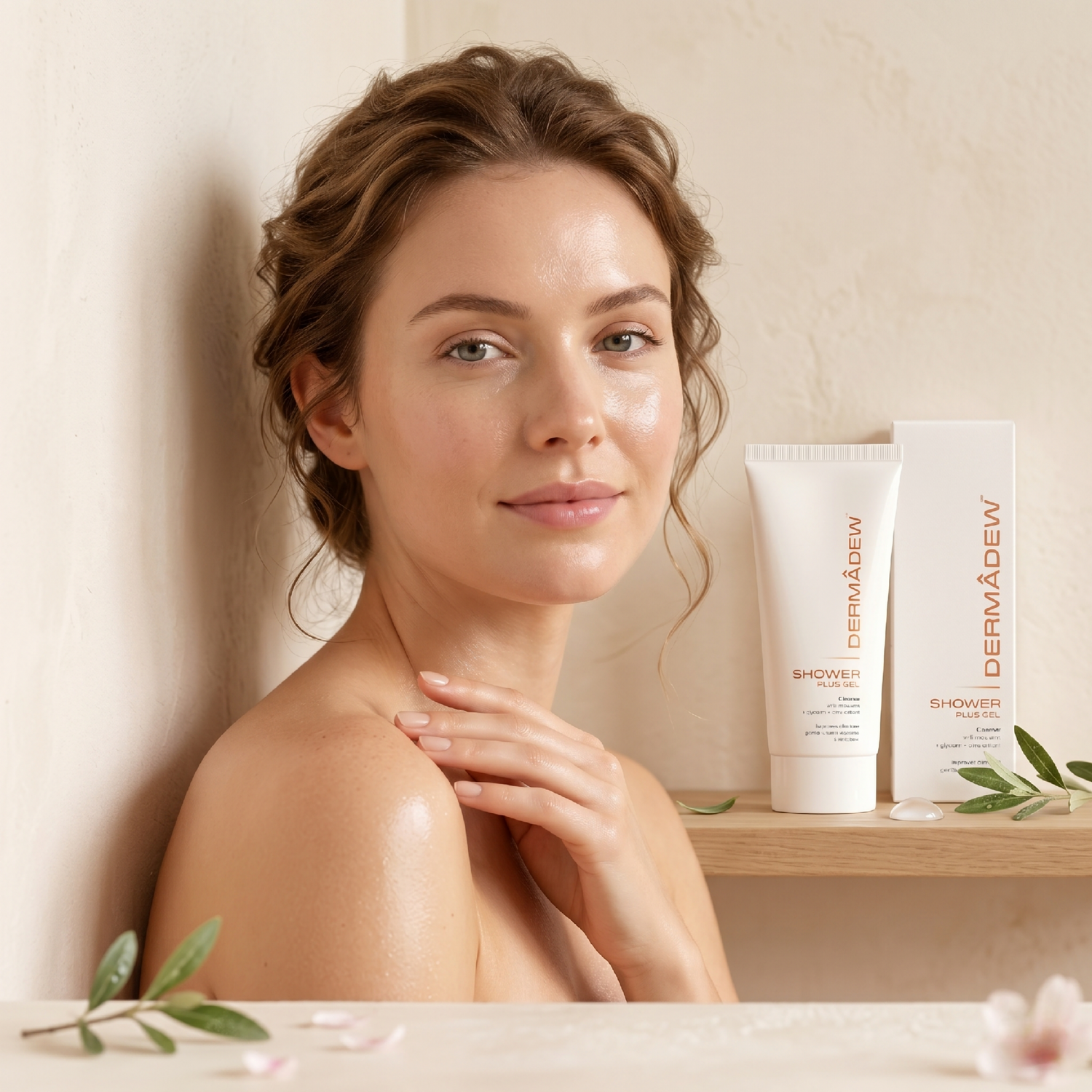 Dermadew Shower Plus Gel Aromatic Moisturising Body Cleanser with Essential Oils