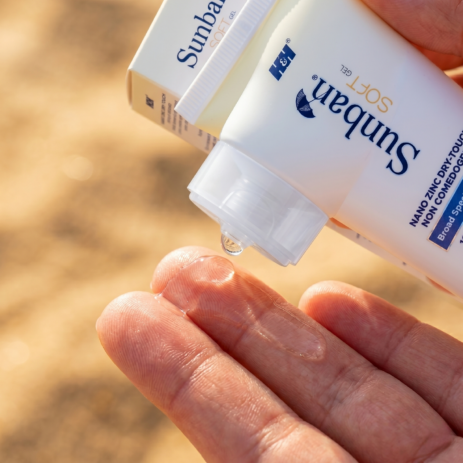 Sunban Soft Gel | SPF 50+ Water-Resistant UVA/UVB Protection Sunscreen Gel