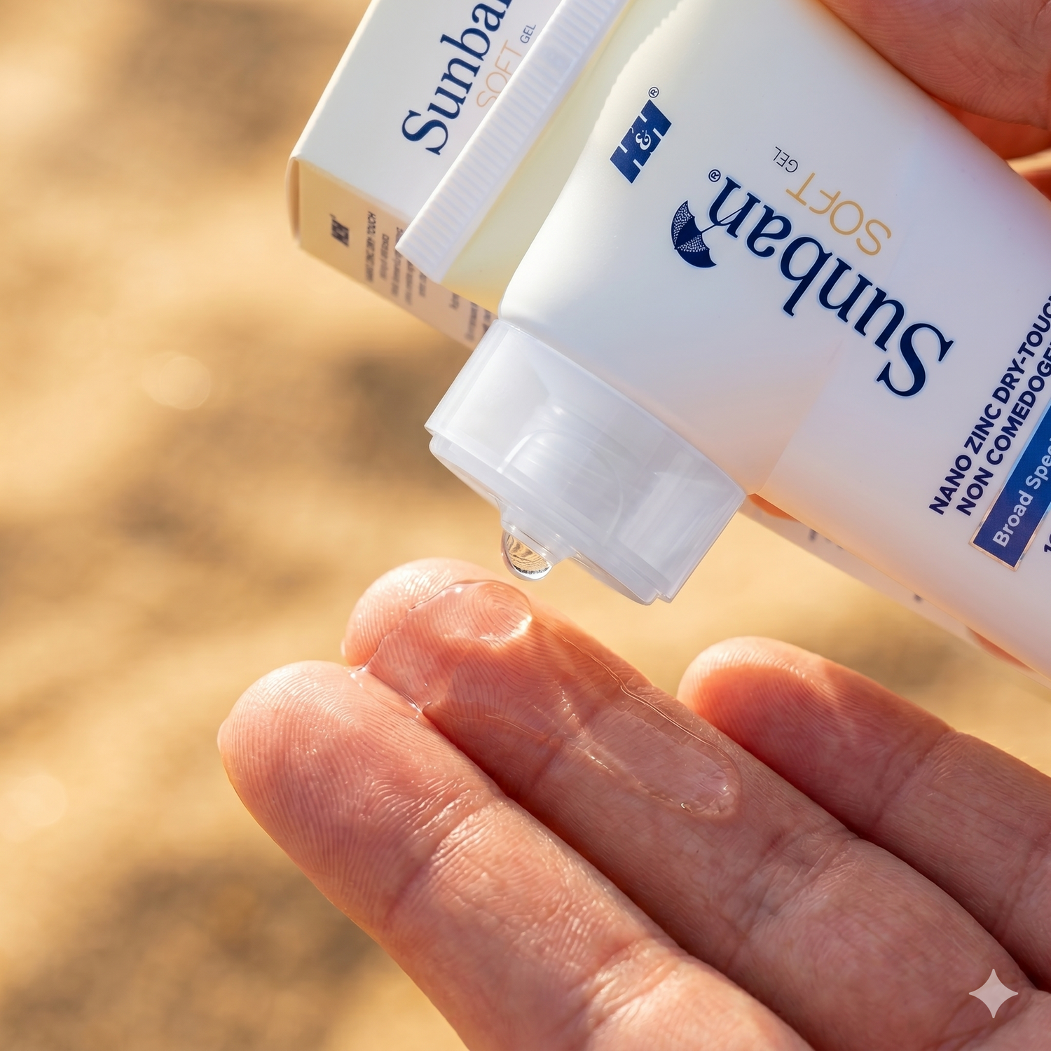 Sunban Soft Gel | SPF 50+ Water-Resistant UVA/UVB Protection Sunscreen Gel